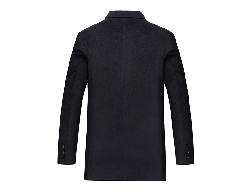 8XL 6XL зимняя мужская шерстяная куртка для отдыха, длинные шерстяные пальто, мужские однотонные повседневные модные куртки/повседневные мужские пальто