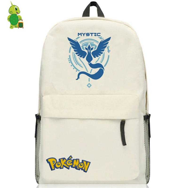 9 Pokemon Go Team Mystic Valor Instinct, школьные сумки для подростков, девочек, мальчиков, рюкзак для ноутбука, детские школьные сумки, дорожный рюкзак - Цвет: 9