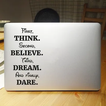 

Action Inspired Quote Laptop Sticker for Macbook Decal Pro 16" Air Retina 11 12 13 14 15 inch HP Mac Book Notebook Skin Sticker