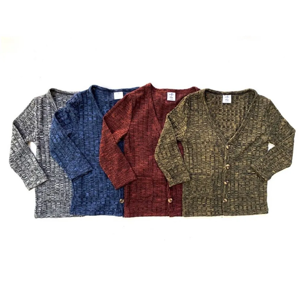 Новинка полосатый хлопковый кардиган для маленьких девочек и мальчиков пальто