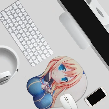 

Kikumaru Eiji Sexy Anime Gaming Mouse Pad Big Soft Breast 3D Gaming Mouse Pad Wrist Rest