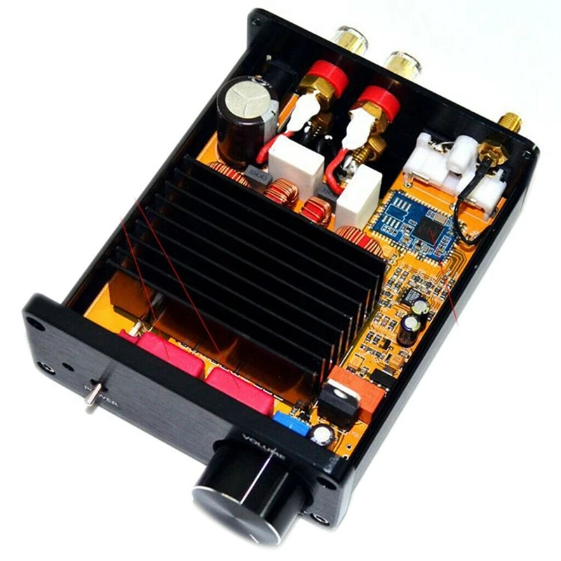 Горячая-мини Tda7498 2,0 канальный Bluetooth 5,0 Csr8675 Hifi класса D усилитель цифровой аудио усилитель 100 Вт+ 100 Вт