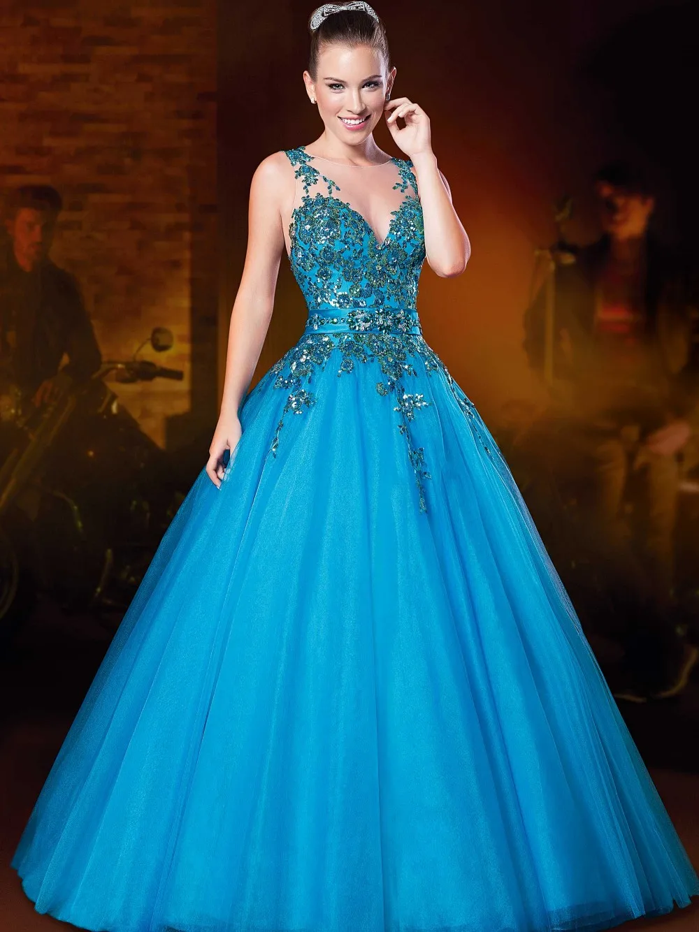 Бальное платье kleider gala jurken, прозрачная спина, кружево, аппликация, Vestidos de noche, Длинное Элегантное платье для выпускного вечера для матери невесты