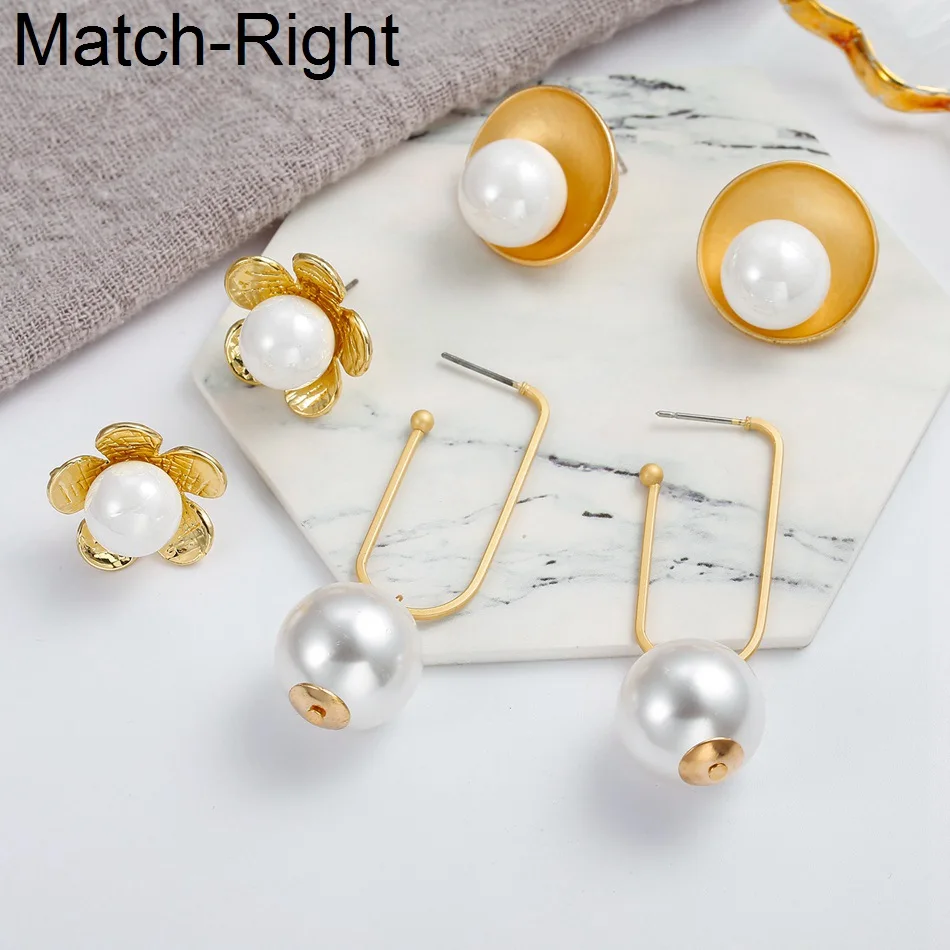 Женские массивные длинные висячие серьги Match-Right для женщин корейские милые с