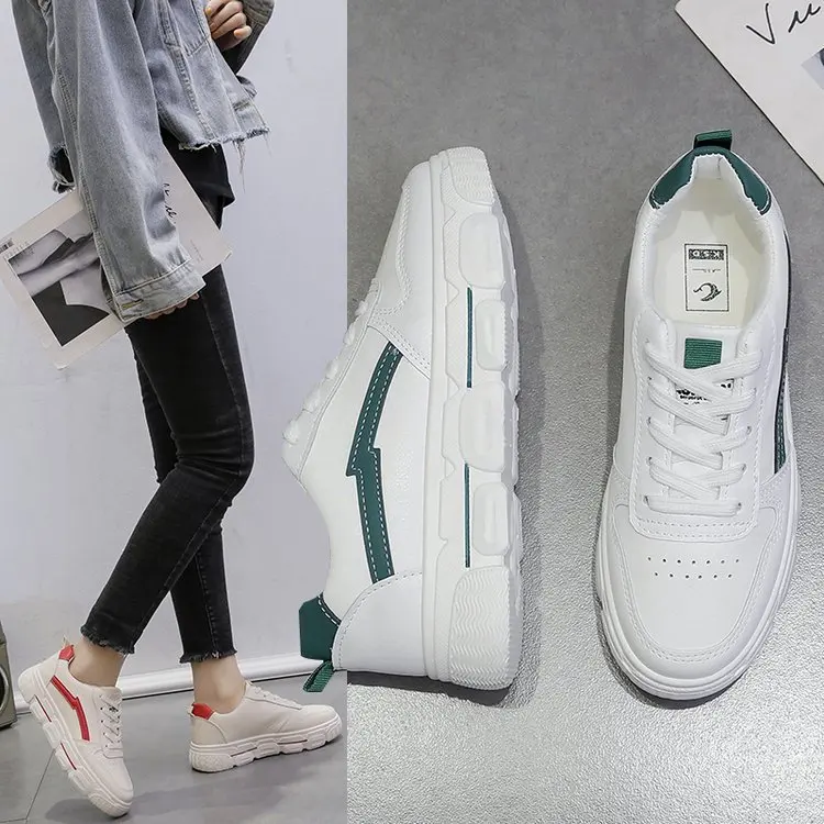 

White Shoes Children 2020 Spring New Style Versatile Athletic Shoes Platform Thick Bottomed Daddy Fashion Casual Women Shoes