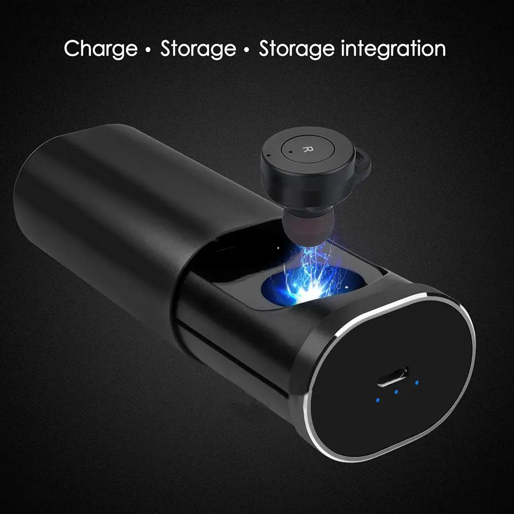 Мини TWS беспроводные bluetooth-наушники стерео наушники-вкладыши шумоподавление спортивные гарнитуры с зарядным устройством микрофон