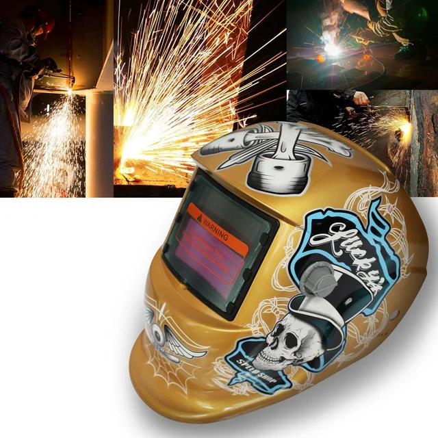 US $24.32  2018 New Pro Solar Welder Mask Auto-Darkening Welding Helmet Pattern pirate