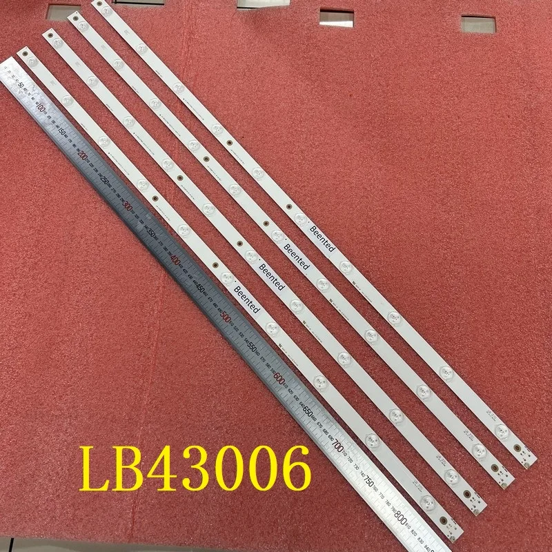 

4pcs/set LED Backlight bar For LE43A509A LED43D7200I SVJ430A07 R L type LB-C430F14-E1-L-G1-SE1 SE2 A G2 LB43006 F43B7200C