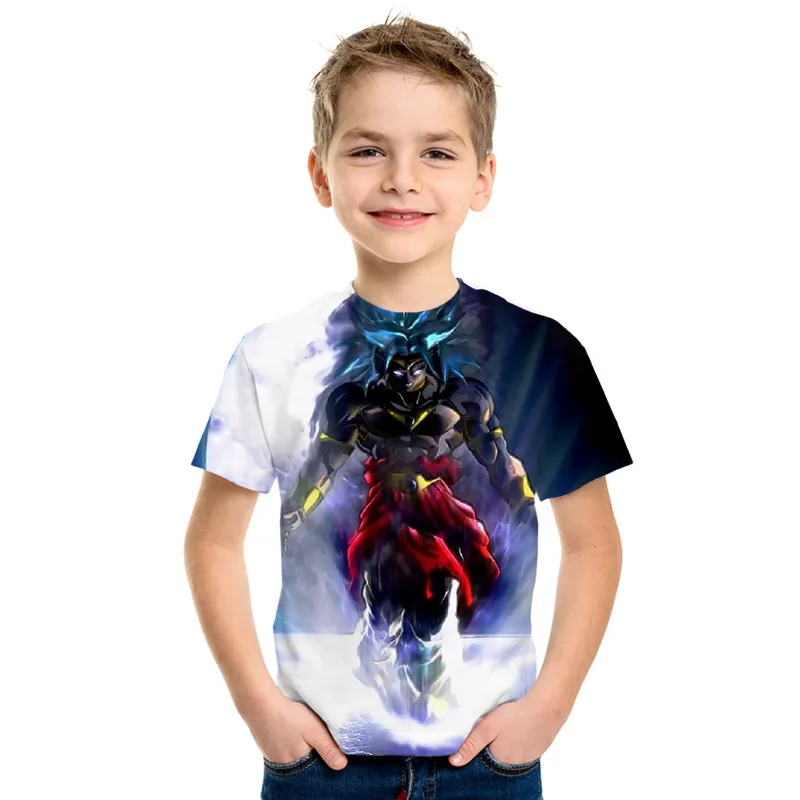 

Dragon Ball Anime 3D Print Kids Short Sleeve T-Shirt Goku / Vegeta Pattern 3D Print Kids Top T-Shirt Men/Girls Fashion T-Shirt
