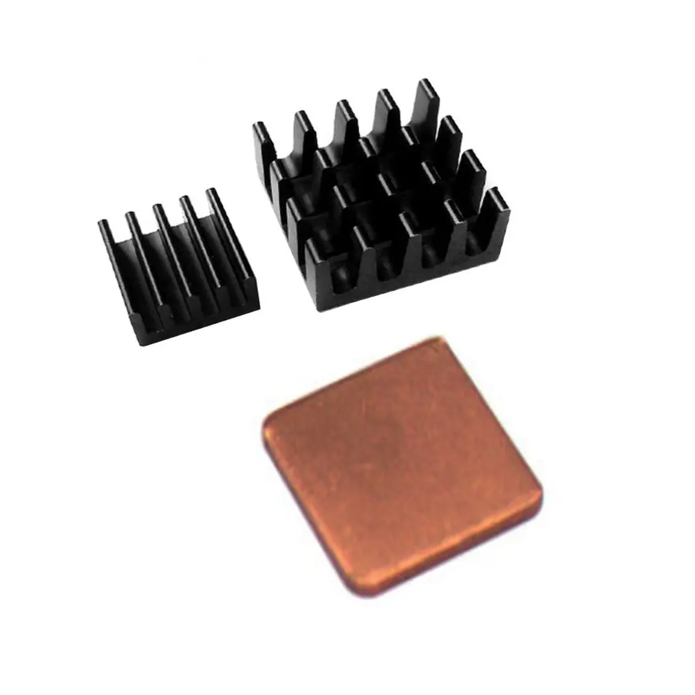 

Raspberry Pi 3 2B 3B B+ With Pure Copper Aluminum Heat Sink 3 Pieces Of A Set Of Pp Ziplock Bags