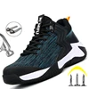 2022 New Work Safety Boots Steel Toe Cap Work Shoes Sneakers Men Anti-smash Safety Shoes Indestructible Male Security Footwear ► Photo 3/6