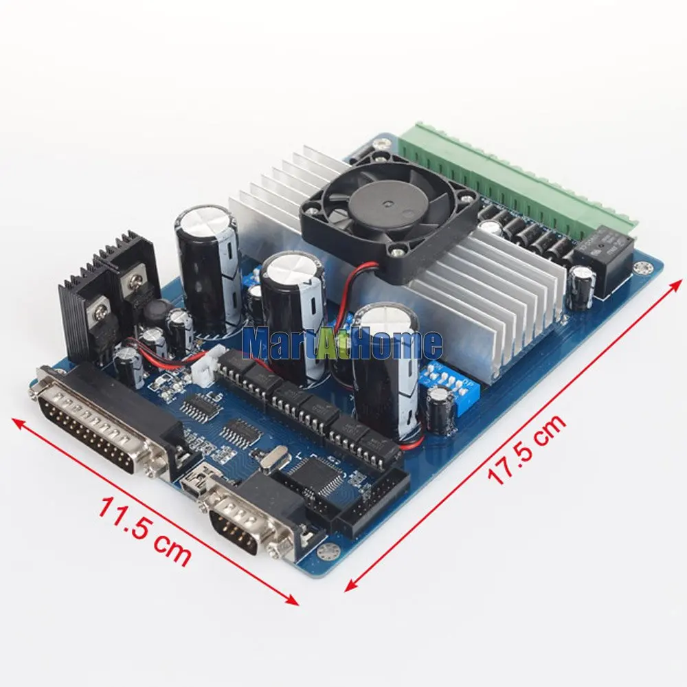 Intelligent CNC 3 Axis TB6560 Stepper Motor Driver Board Input DC 12~36V Output 3.5A PWM Can Drive 42 57 86 Stepper Motor