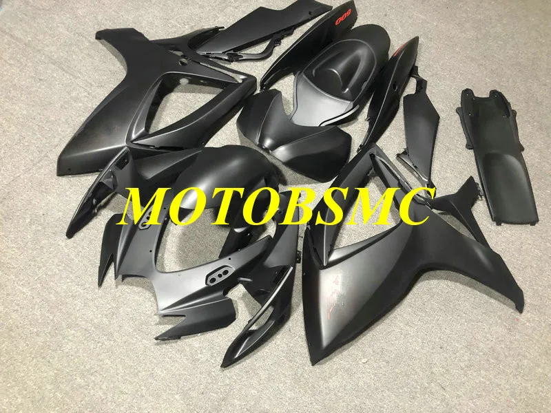 Комплект обтекателей под давлением для GSXR600 750 K6 06 07 GSXR 600 GSXR750 2006 2007 ABS Матовый