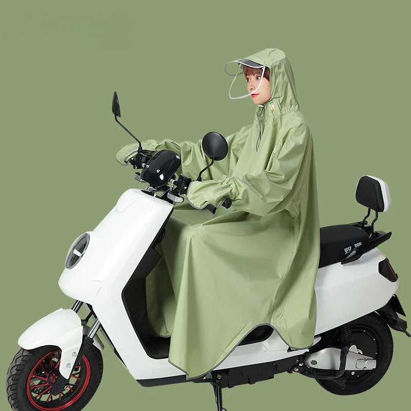 Chubasquero impermeable para Poncho, chaqueta lluvia para Moto, Scooter, bicicleta, vehículo eléctrico|Impermeables| AliExpress