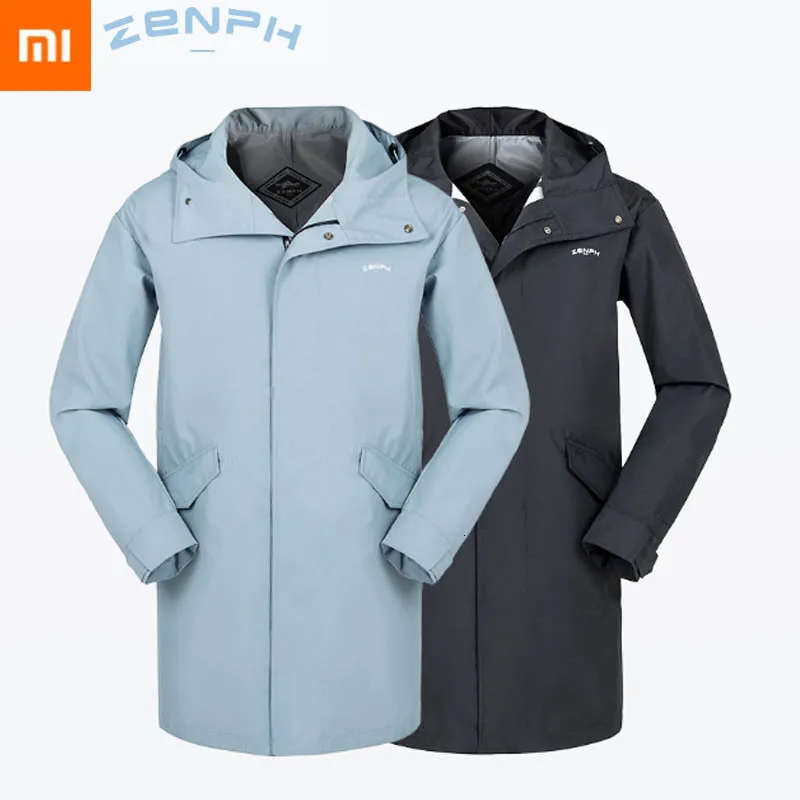 Xiaomi ZENPH, ветрозащитная водоотталкивающая мягкая теплая куртка, 3D стерео, не скатывается, средняя и длинная секция пальто для мужчин и женщин