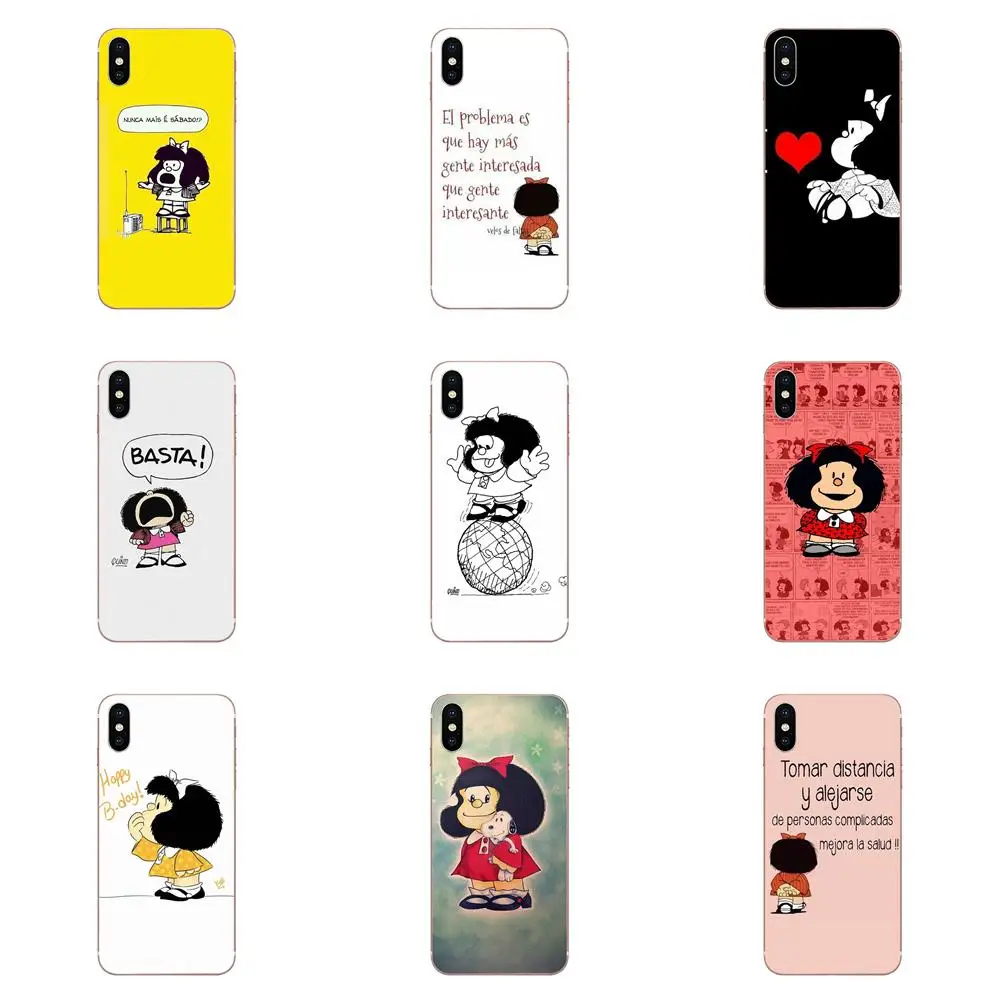 Чехол для мобильного телефона с забавным мультипликационным рисунком Mafalda Girl