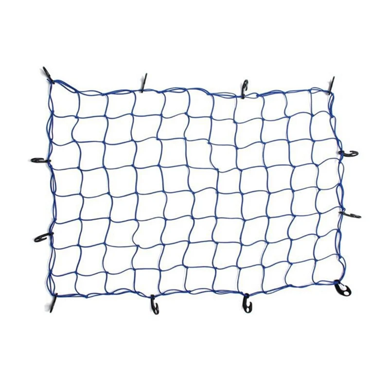Car SUV Truck Trailer Cargo Car Roof Rack Basket Organizer Net Car Roof Bag Multipurpose Elastic Mesh Luggage Rope Cover