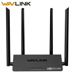 Wavlink Беспроводной WiFi роутер с микропроцессором 300 Мбит/с Wi-Fi точка доступа Ретранслятор с 4x5dbi внешними антеннами WPS Смарт приложений