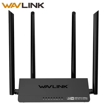 

Wavlink Wireless Smart Wifi Router 300 Mbps Wi-fi Repeater Access Point With 4x5dbi External Antennas WPS Smart APP Easy Setup