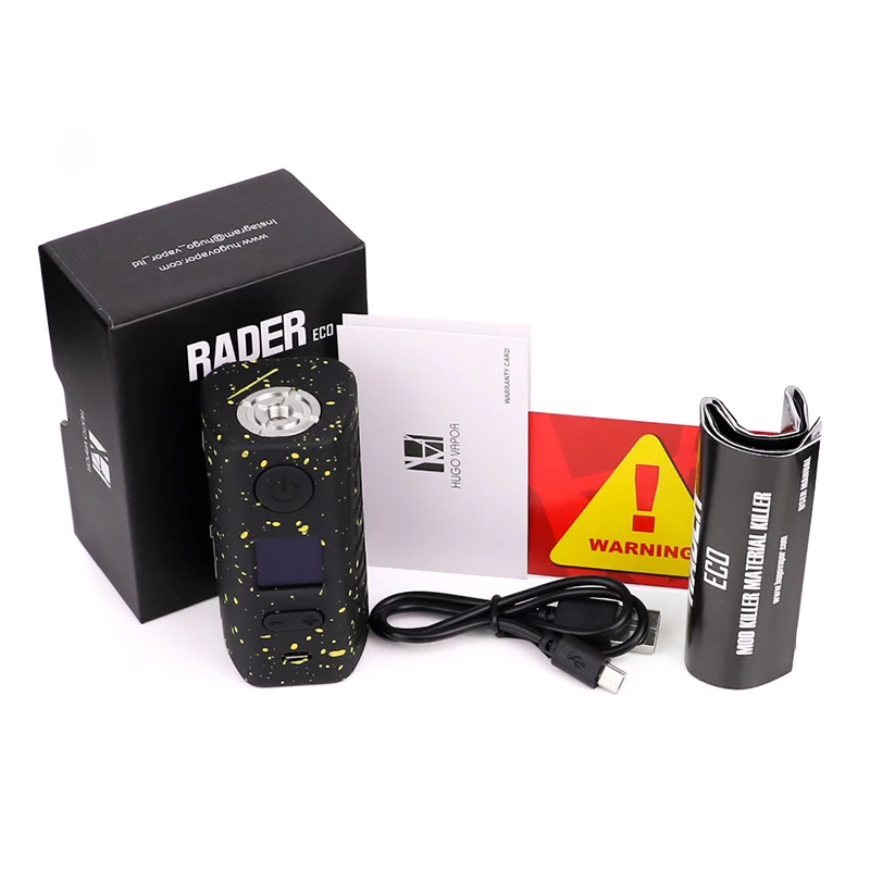 Оригинальная электронная сигарета Hugo Vapor Rader ECO 200W Vape MOD легкая электронная сигарета dual 18650 vs Роскошные Thro Pro Vape mod