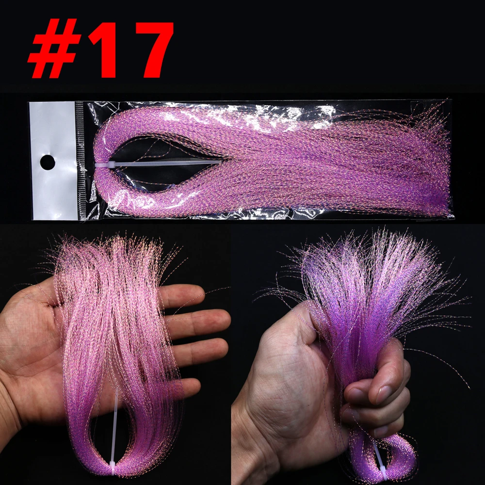 Isca de Pesca Jigging Cristal Flashabou Krystal Flash Fly Amarrando Streamer Ninfa Brilho 100paks 20 100paks isca de pesca jigging cristal flashabou
