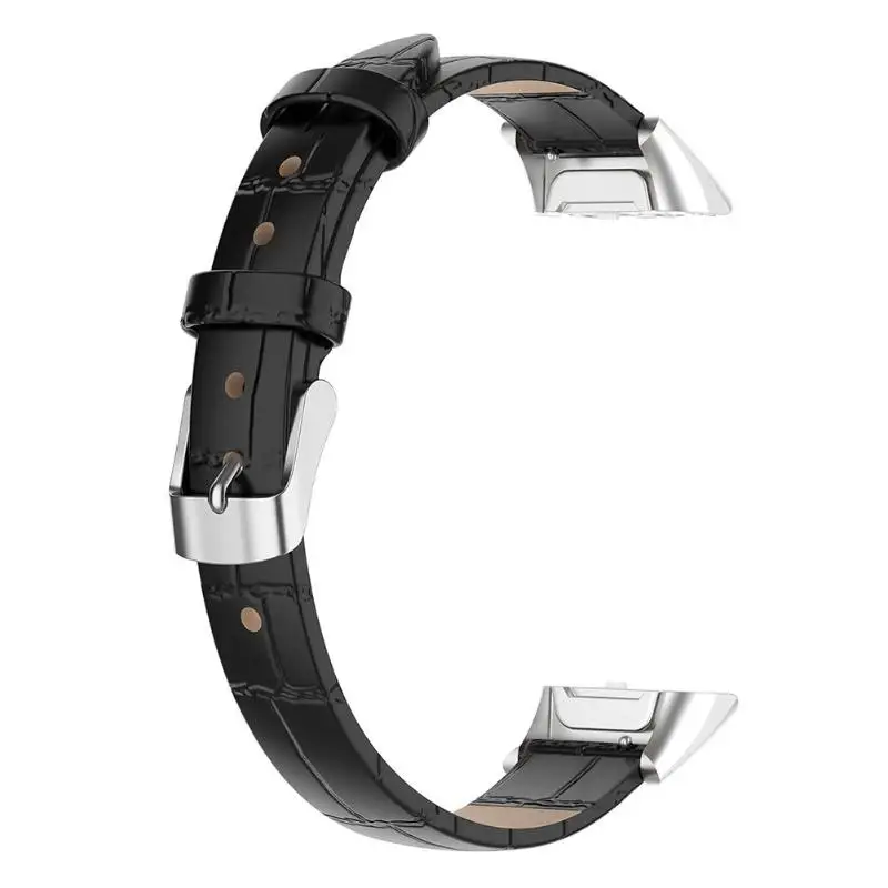 Бамбуковые кожаные часы ремешок Браслеты Для samsung Galaxy Fit SM-R370