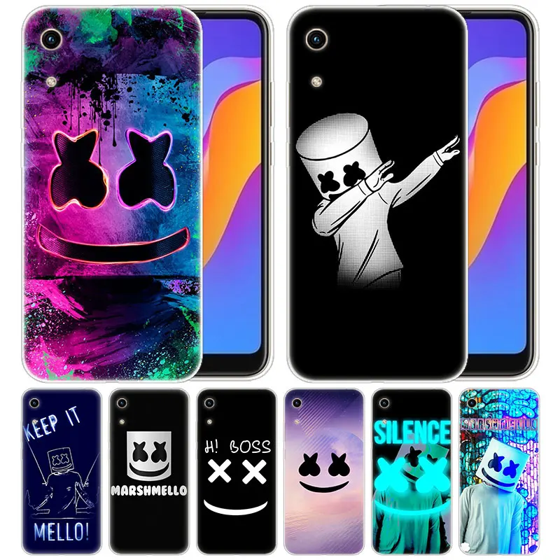 

luxury Silicone Case DJ marshmallow for Huawei Honor 9X 8A 7A 20 Pro 7X 8X 7S 8S 8 9 10 Lite View 20 20i 10i Play Fashion Cover