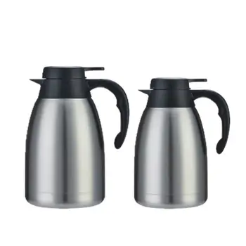 

Stainless Steel Thermos Flask Carafe Double Wall Vacuum Insulated Press Button