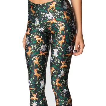 

Leimolis 3D printed fitness push up workout leggings women gothic retro red Rose Skull plus size High Waist punk rock pants