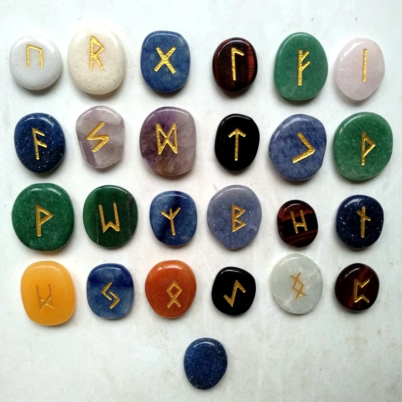 Divination Rune Stones Natural Runes Stones Rune Stones Set