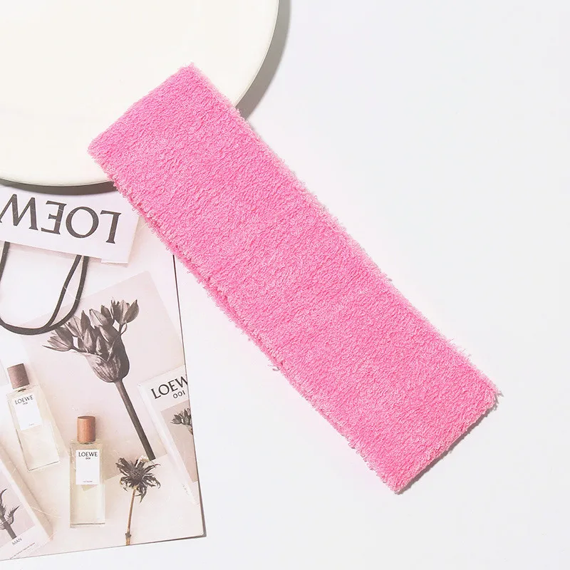Прочный модный стиль впитывающая Пот повязка карамельного цвета Йога Баскетбол Тренажерный зал Спорт стрейч Универсальный популярные аксессуары для волос - Цвет: Pink