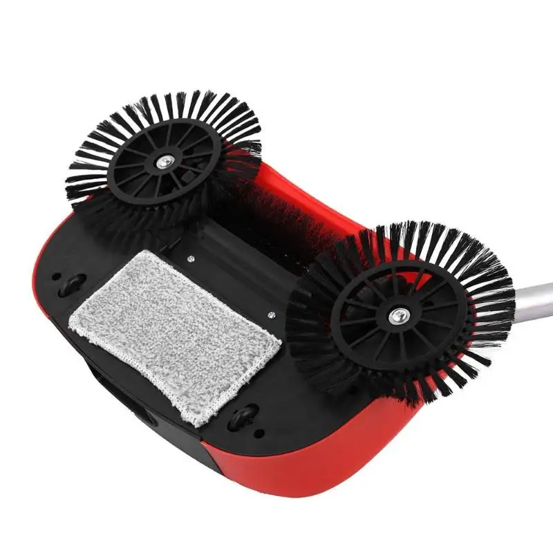 Stainless Steel Sweeping Machine Push Type Hand Push Magic Broom Dustpan Handle Household Cleaning Package Hand Push Sweeper Mop