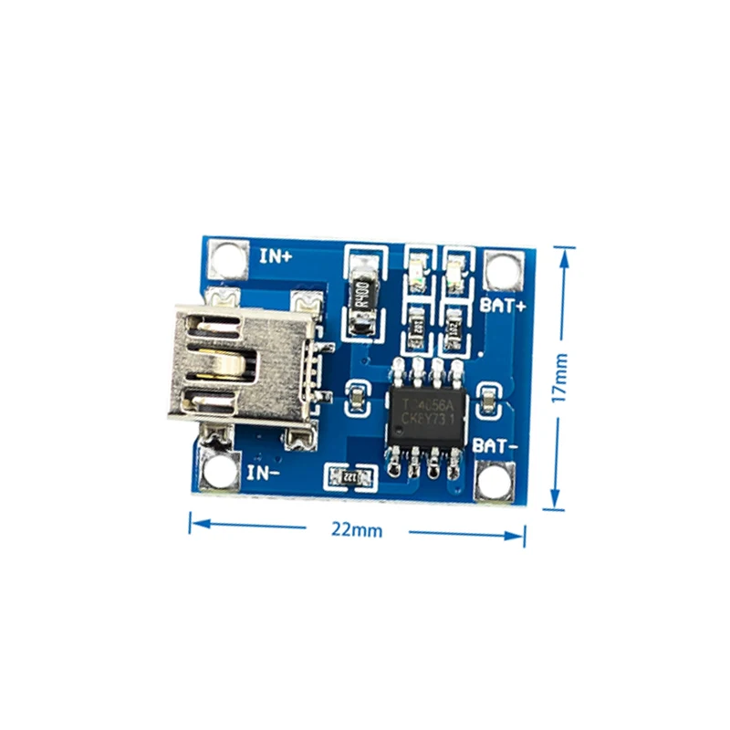 TP4056 Mini Type-c/Micro USB 5V 1A 18650 TP4056 модуль зарядного устройства литиевой батареи зарядная плата с защитой двойные функции 1A li-ion - Цвет: TP4056 Mini