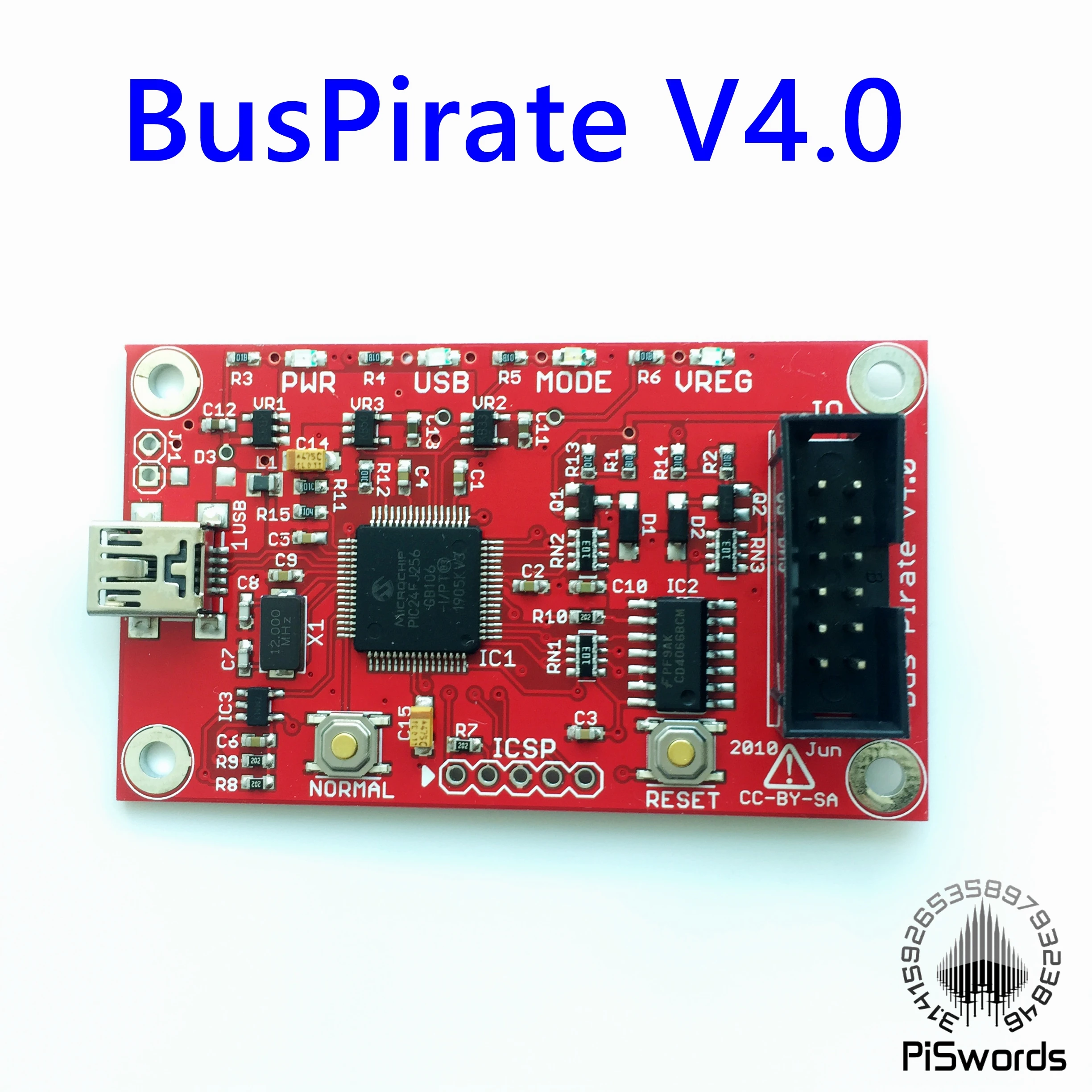 Buspirate-Depurador v4 JTAG Bus pirata V4.0, módulo Interfaz Universal Serial USB 3,3-5V para Arduino DIY