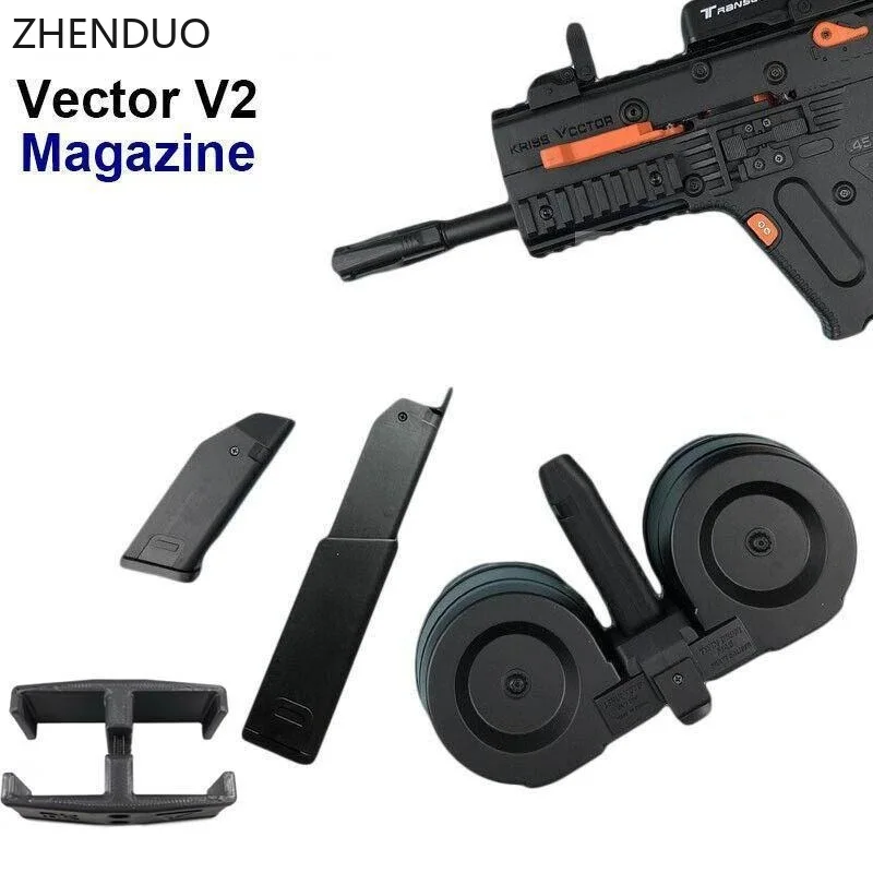 ZHENDUO Lehui Vector V2 оригинальный/короткий/барабанный журнал аксессуары для