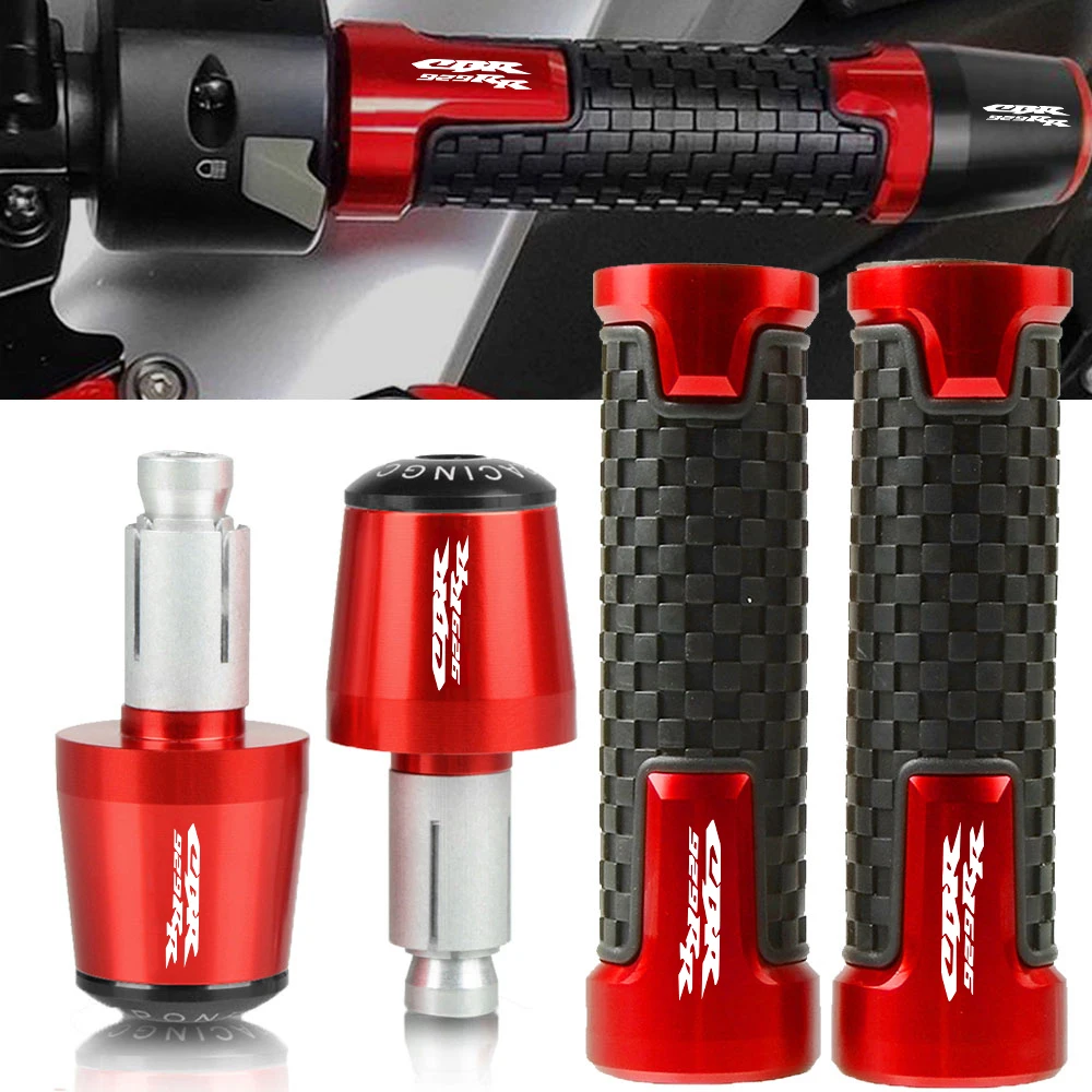 

7/8'' 22mm Motorcycle Aluminum Hand Grips Handle Bar Handlebar Grip Ends Plug For HONDA CBR929RR CBR 929 RR 2000 2001 All Years