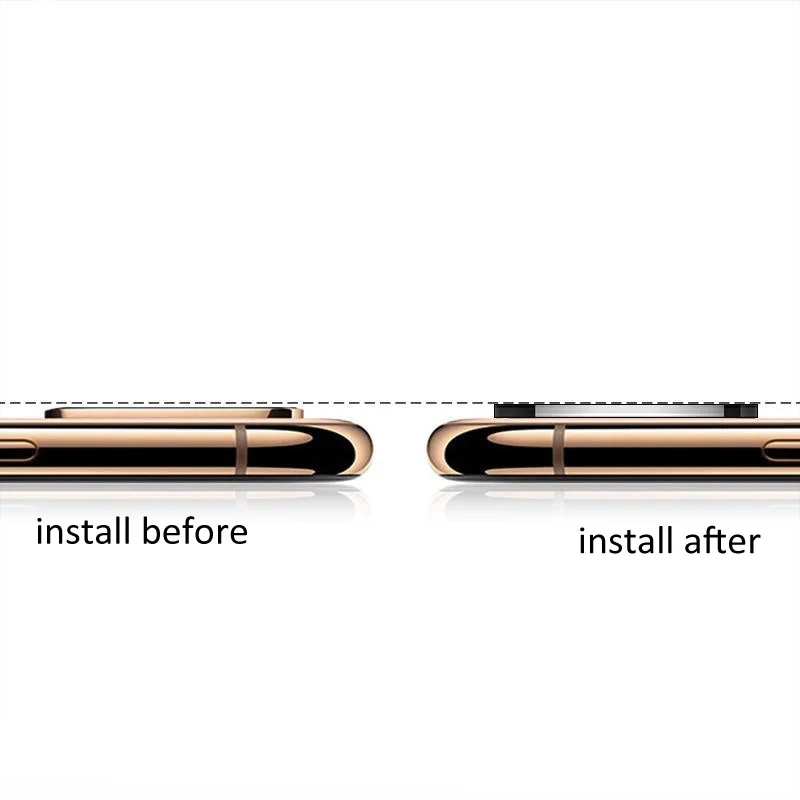 Новинка, Задняя Основная камера, наклейка на рассеиватель для iPhone X XS Max, поддельная защита для камеры, сменный iPhone 11 Pro
