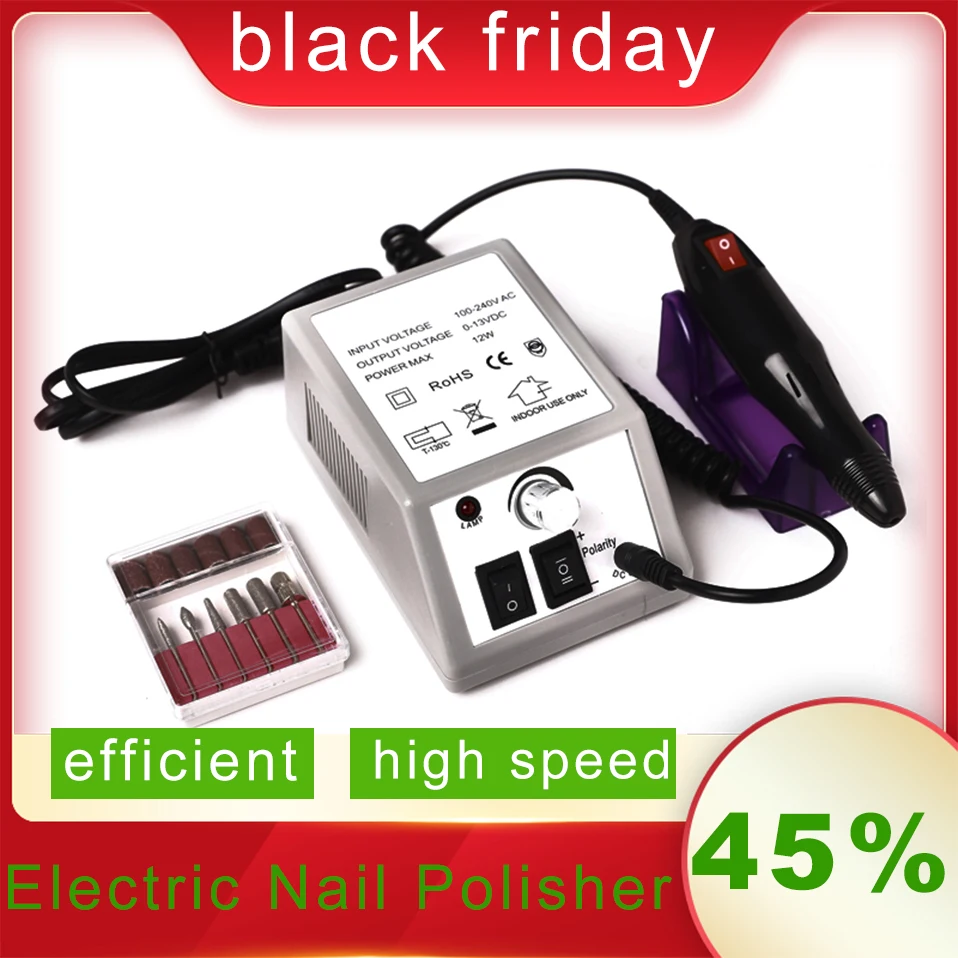 

20000 RPM Electric Nail Drill Machine 1 Set Professional Kit Manicure Nail Art Pen Pedicure Nail File Art Tools Kit