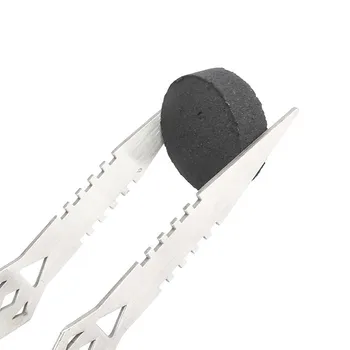 

2020 new fancy Cheap Wholesale Hookah Accessories Charcoal Tongs Shisha Tweezer Stainless Steel Shesha Charcoal Clip