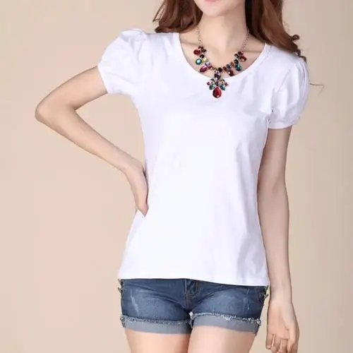 

Summer 2020 short sleeve t shirt Women Top Garment red