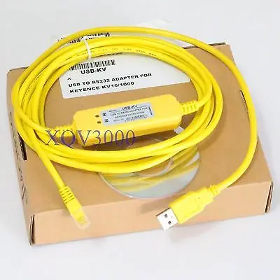

DHL/EMS 5 Sets*Programming Cable for USB-KV USBKV for KEY-ENCE KV16/28 PLC WIN7 VISTA USB to RS232 -g2