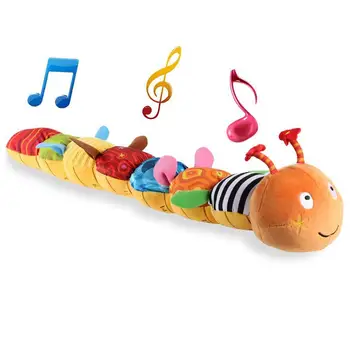 

Musical Toy [Newest] Crinkle Rattle Soft with Ring Bell Toddler Plush Toy for Preschool Kid