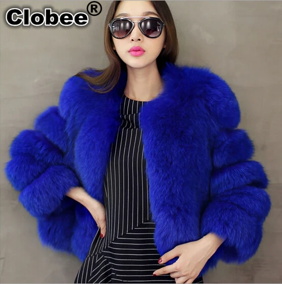 Winter Women Faux Fur Coat Plus size Clothes Luxurious 2020 Fake Jacket Outwear XXXXL K229 | Женская одежда