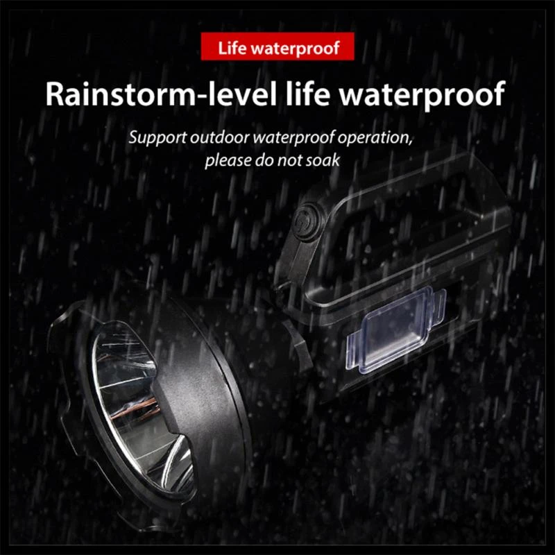 YD 899 Powerful LED Flashlight Super Bright Portable Waterproof Solar  Searchlight USB Rechargeable 3 Mode Home Torch|Outdoor Tools| - AliExpress