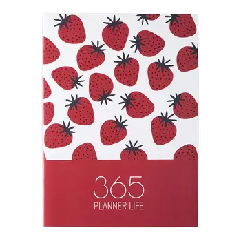 

A4 Diary Notebook and Diary Kawai Fruit Weekly Monthly Travel Manual Return Notebook School Y8F0