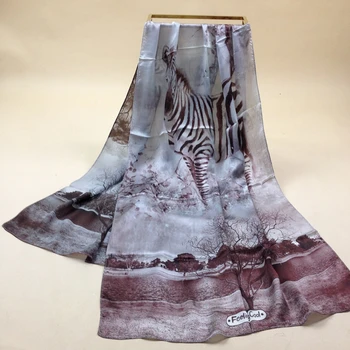 

A001 100% Real pure Soft Silk scarf CHARMEUSE silk Size:60 * 180cm satin women