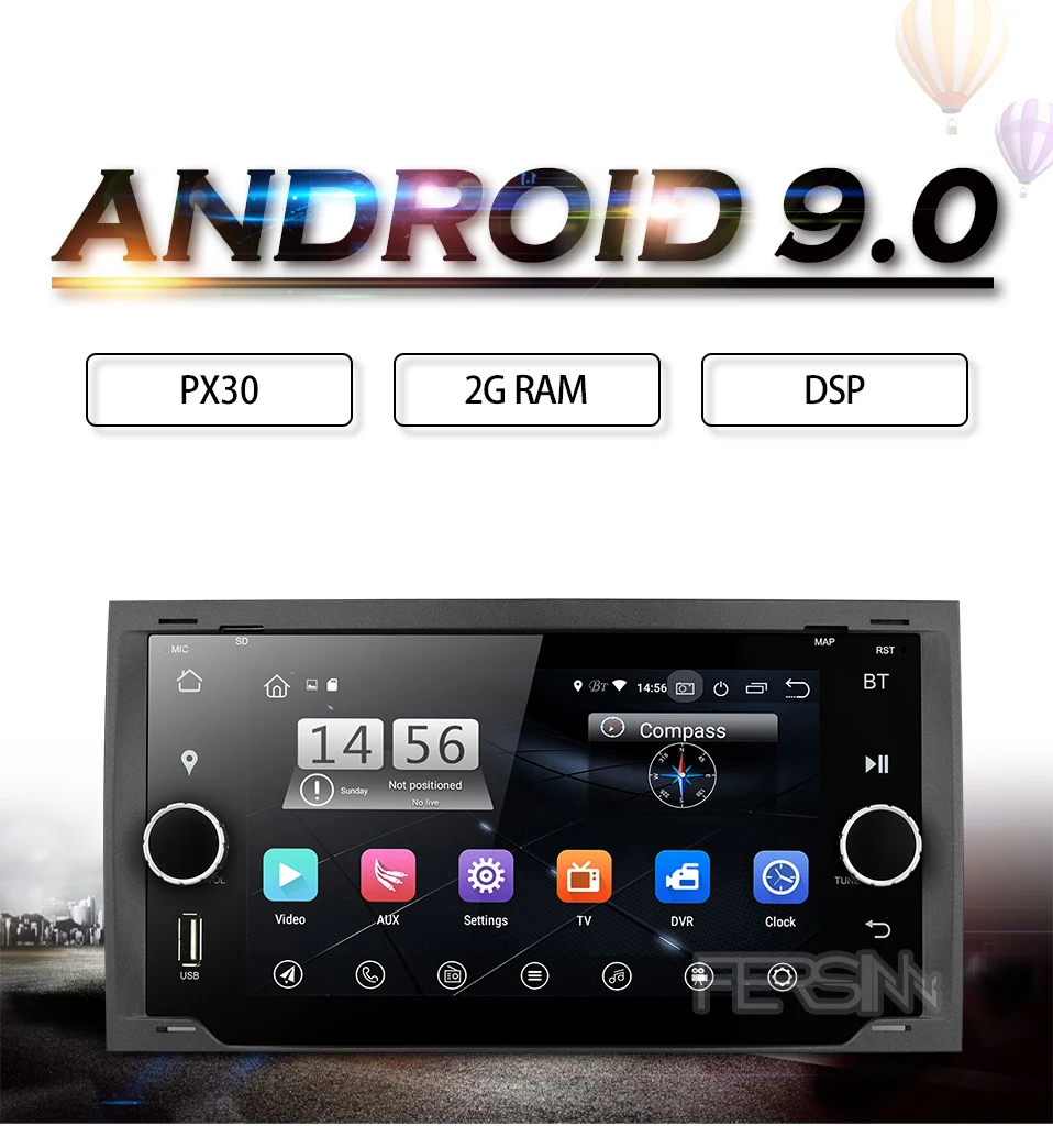 Android 9,0 автомобильный DVD PX30 для Ford Mondeo C-max focus galaxy S-max fusion спасатель expedition fiesta Автомобильный dvd стерео