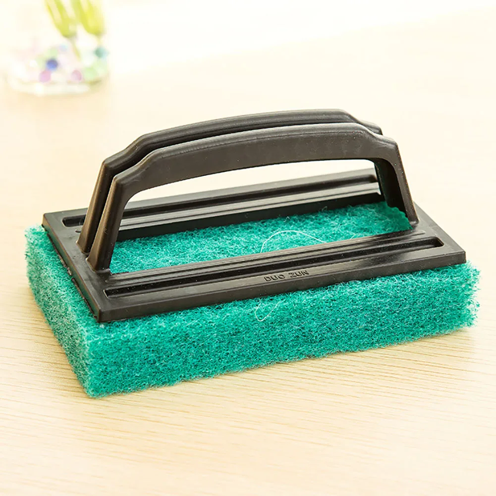 kitchen accessories Kitchen Bathroom Sponge Cleaning Brush Clean Tool with Handle Kitchen Tile Window Tableware Cleaning Brush