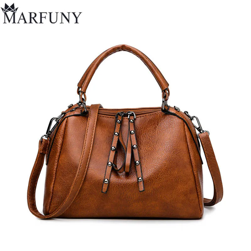 

Zipper Deisgner Handbags High Quality Crossbody Bags For Women 2019 Women Messenger Bag Vintage Leather Ladies Hand Shoulder Bag