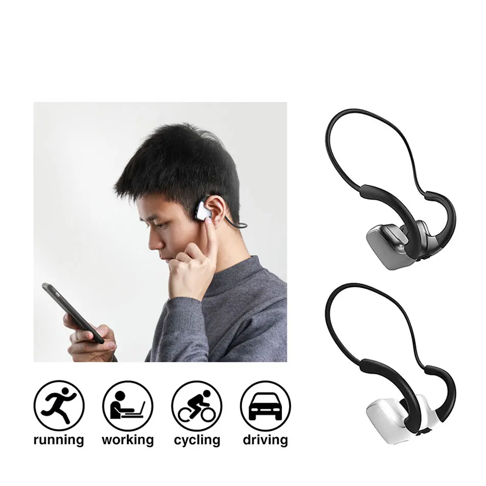 Оригинальные наушники Bluetooth 5 0 костной проводимости гарнитуры Беспроводные